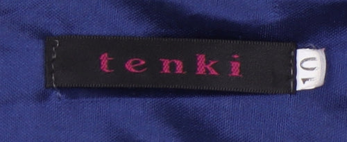 Tenki Women's Blue A-Line Dress, Size 12, Casual Style