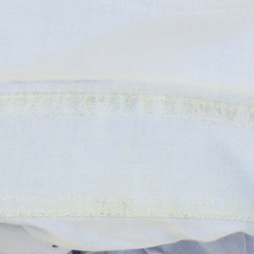 David Saddler Men's Blue XL Dress Shirt Classic