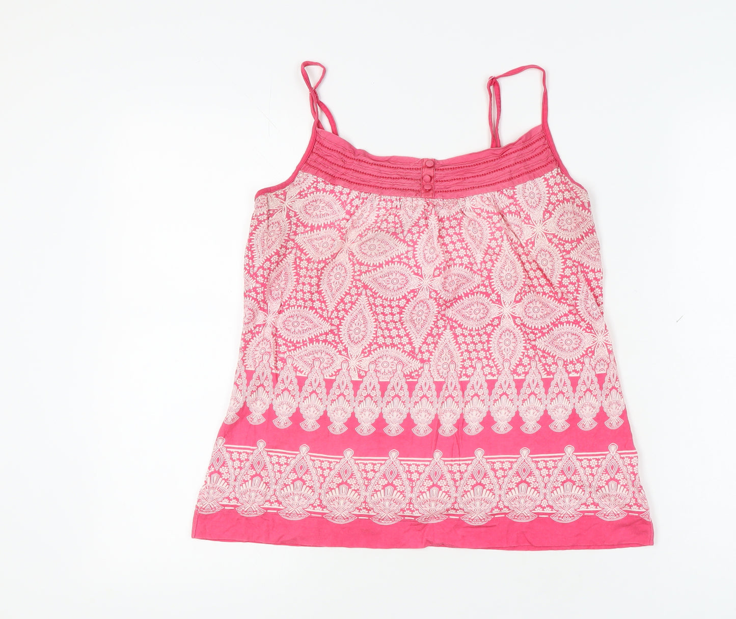 Monsoon Women’s Pink Paisley Camisole Tank Top Size 14