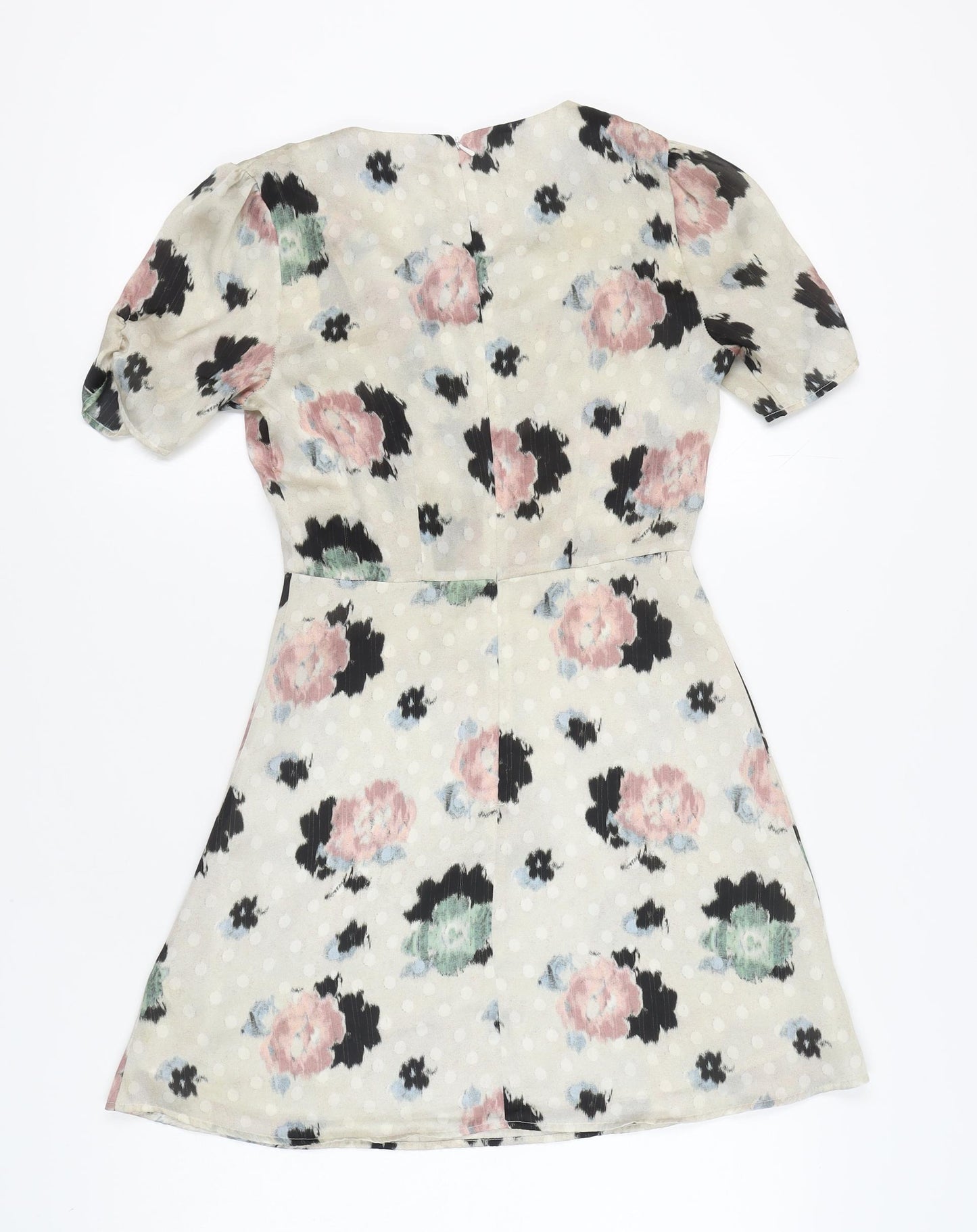 Topshop Women's Multicoloured A-Line Dress Size 8
