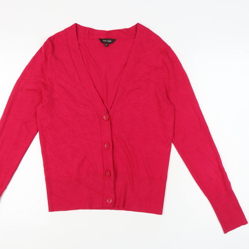 Phase Eight Women's Red V-Neck Cardigan Size 12