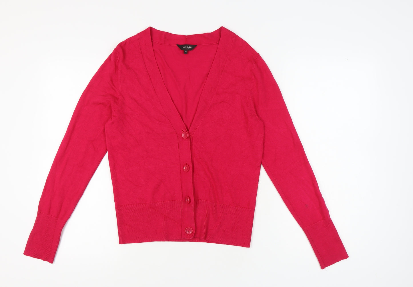 Phase Eight Women's Red V-Neck Cardigan Size 12