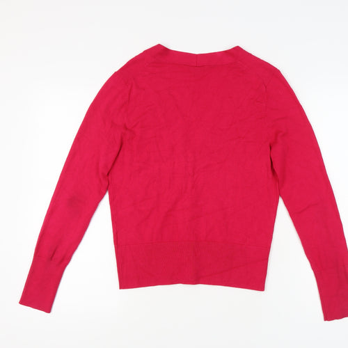 Phase Eight Women's Red V-Neck Cardigan Size 12