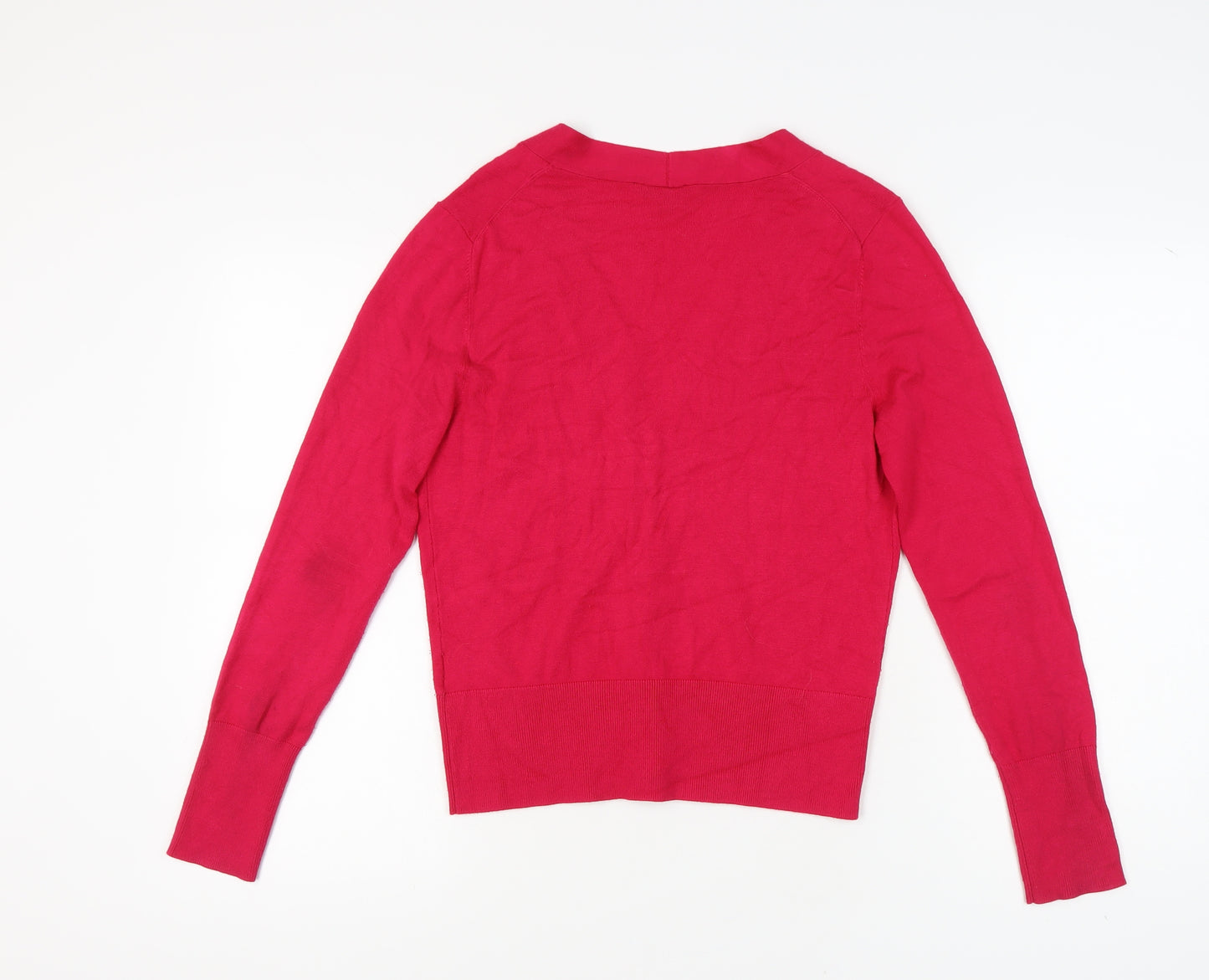 Phase Eight Women's Red V-Neck Cardigan Size 12