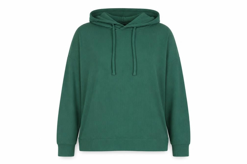 Front view of USA Pro Women's Green Pullover Hoodie, size 12