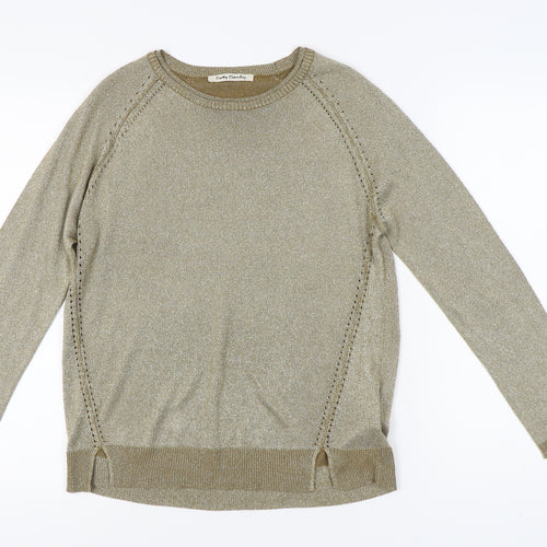 Betty Barclay Women's Gold Pullover Jumper Size 12