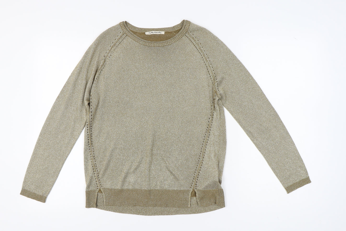 Betty Barclay Women's Gold Pullover Jumper Size 12