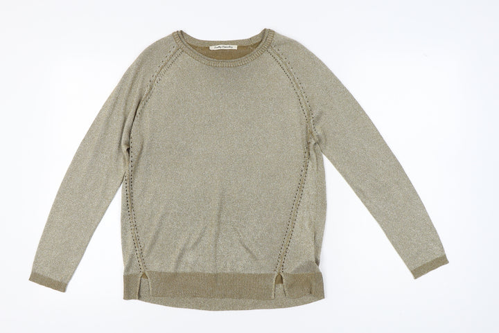 Betty Barclay Women's Gold Pullover Jumper Size 12