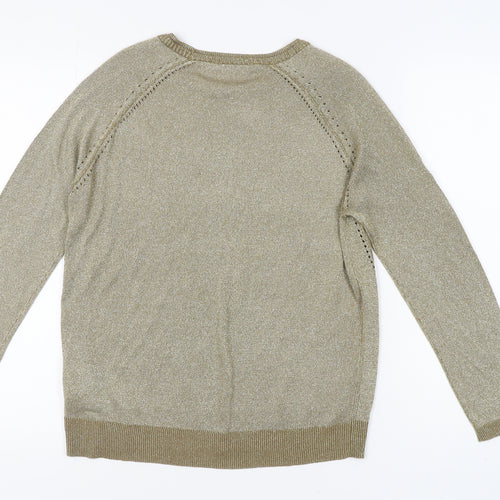 Betty Barclay Women's Gold Pullover Jumper Size 12