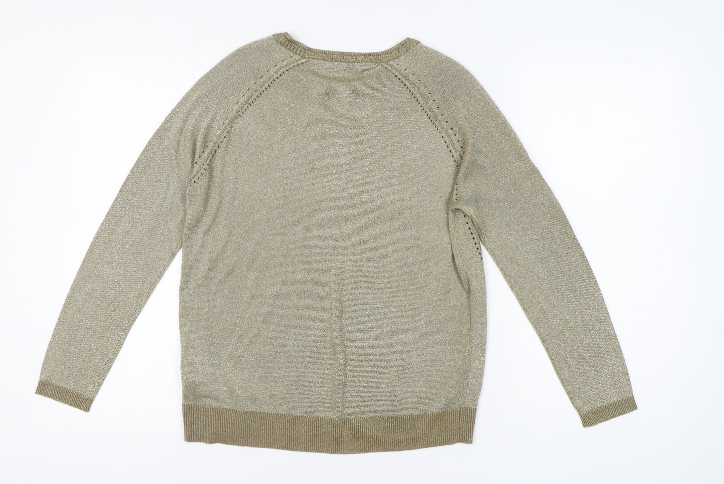 Betty Barclay Women's Gold Pullover Jumper Size 12