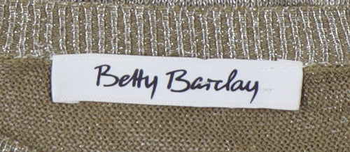 Betty Barclay Women's Gold Pullover Jumper Size 12