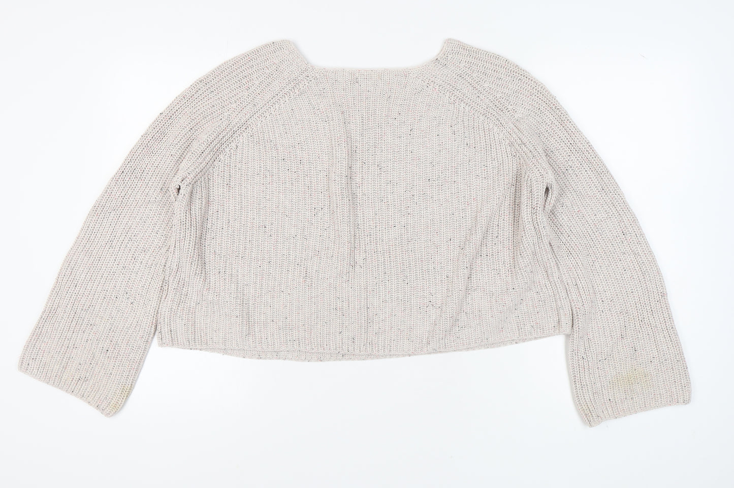 H&M Women’s Ivory Knit Jumper, Size M, Casual Wear