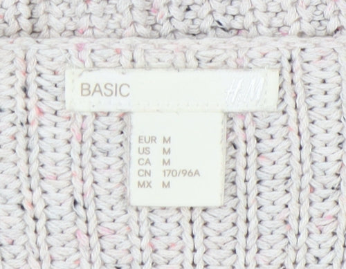 H&M Women’s Ivory Knit Jumper, Size M, Casual Wear