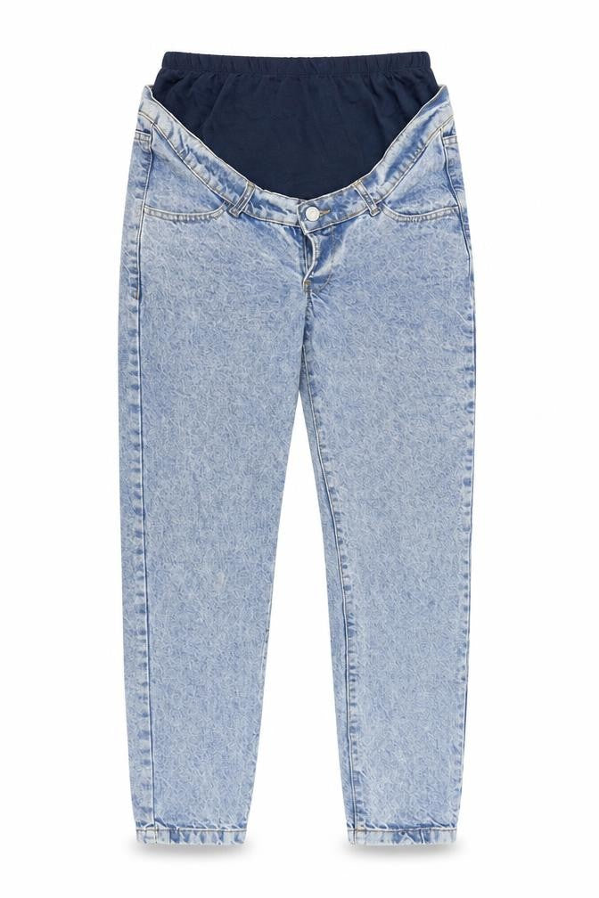 Boohoo Women's Blue Skinny Maternity Jeans Size 10