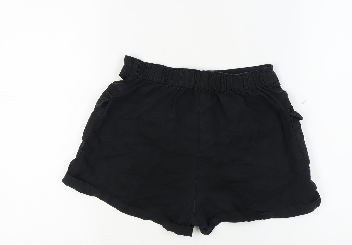River Island Women's Black Utility Shorts