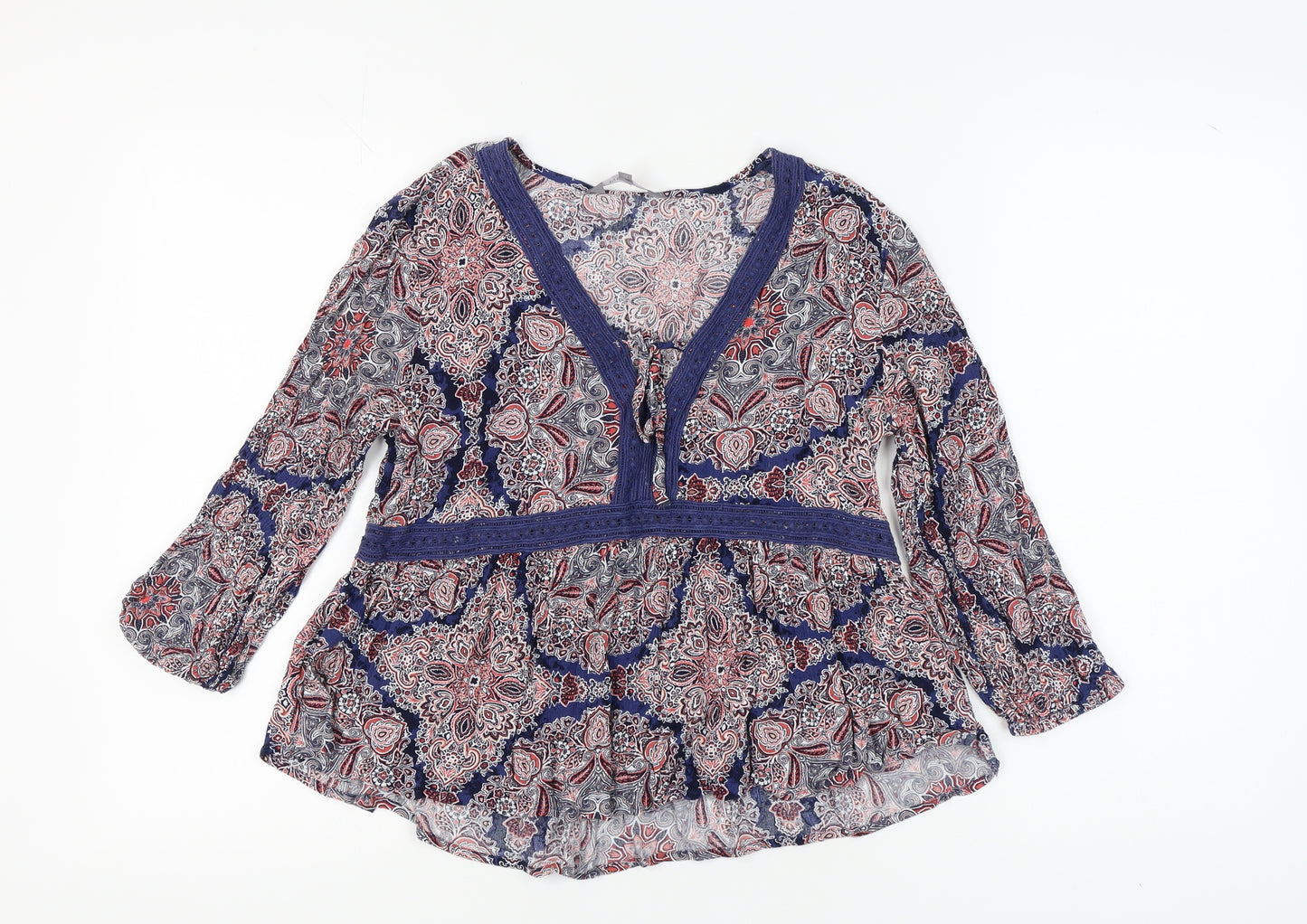 Principles Women's Multicoloured Paisley Tunic Blouse