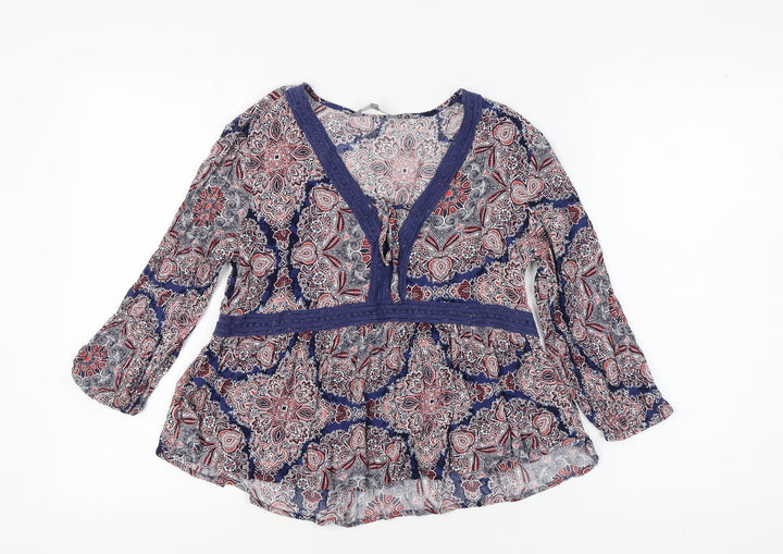 Principles Women's Multicoloured Paisley Tunic Blouse