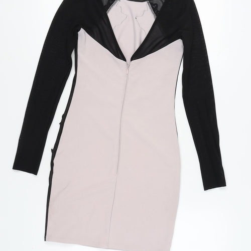 Feel America Women's Black Bodycon Party Dress - Size 8