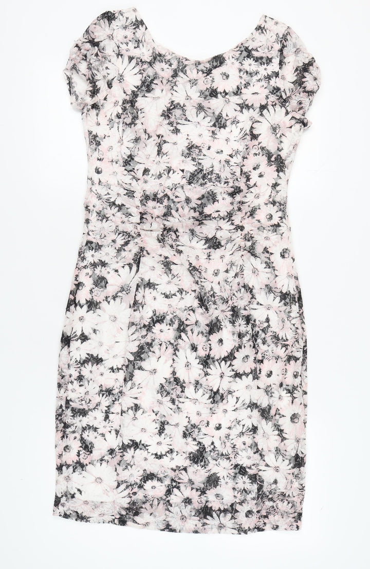 Roman Women's Multicoloured Sheath Dress Size 14