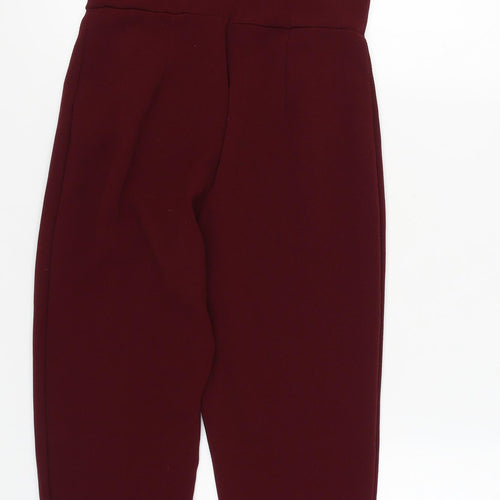 New Look Women's Red Sleeveless Jumpsuit Size 8