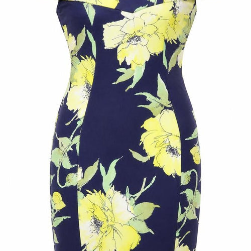 Quiz Women's Multicoloured Floral Bodycon Dress Size 12