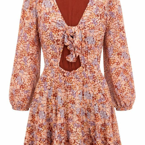 L*SPACE Women's Multicoloured Mini Dress M - Floral Bohemian Style