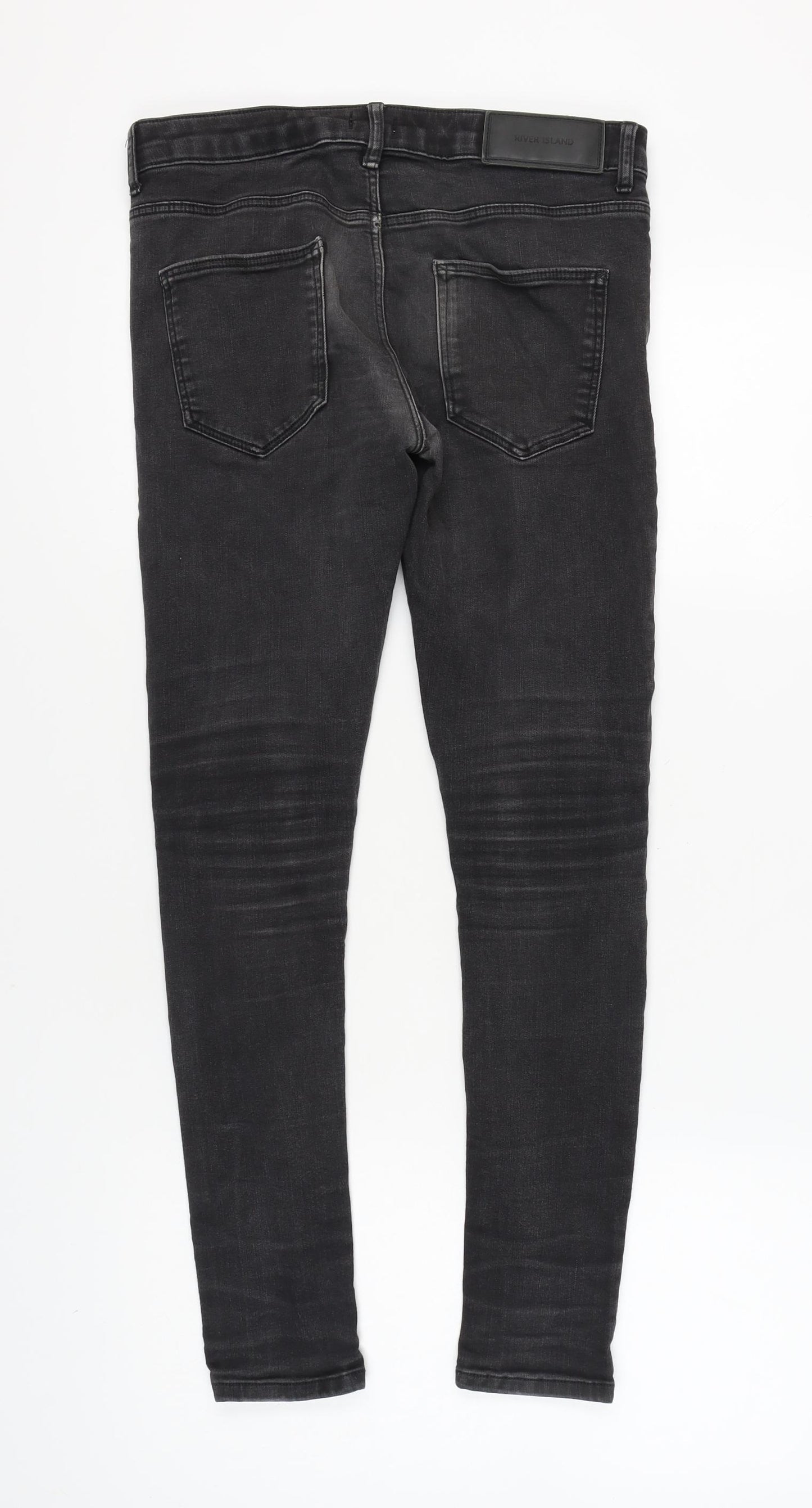 River Island Men's Black Skinny Jeans - Size 32 Slim Fit
