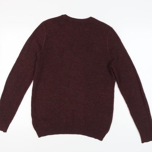 Peckham Rye Men's Brown Knit Pullover Jumper M
