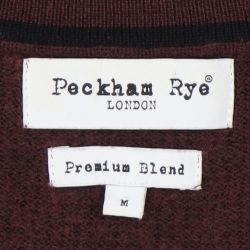 Peckham Rye Men's Brown Knit Pullover Jumper M