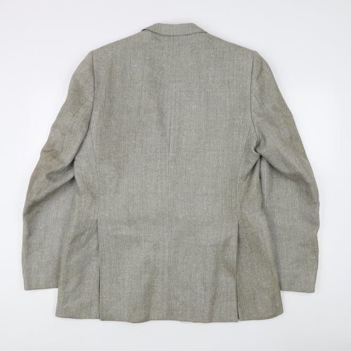 Brook Taverner Men's Grey Tweed Blazer 44 Regular