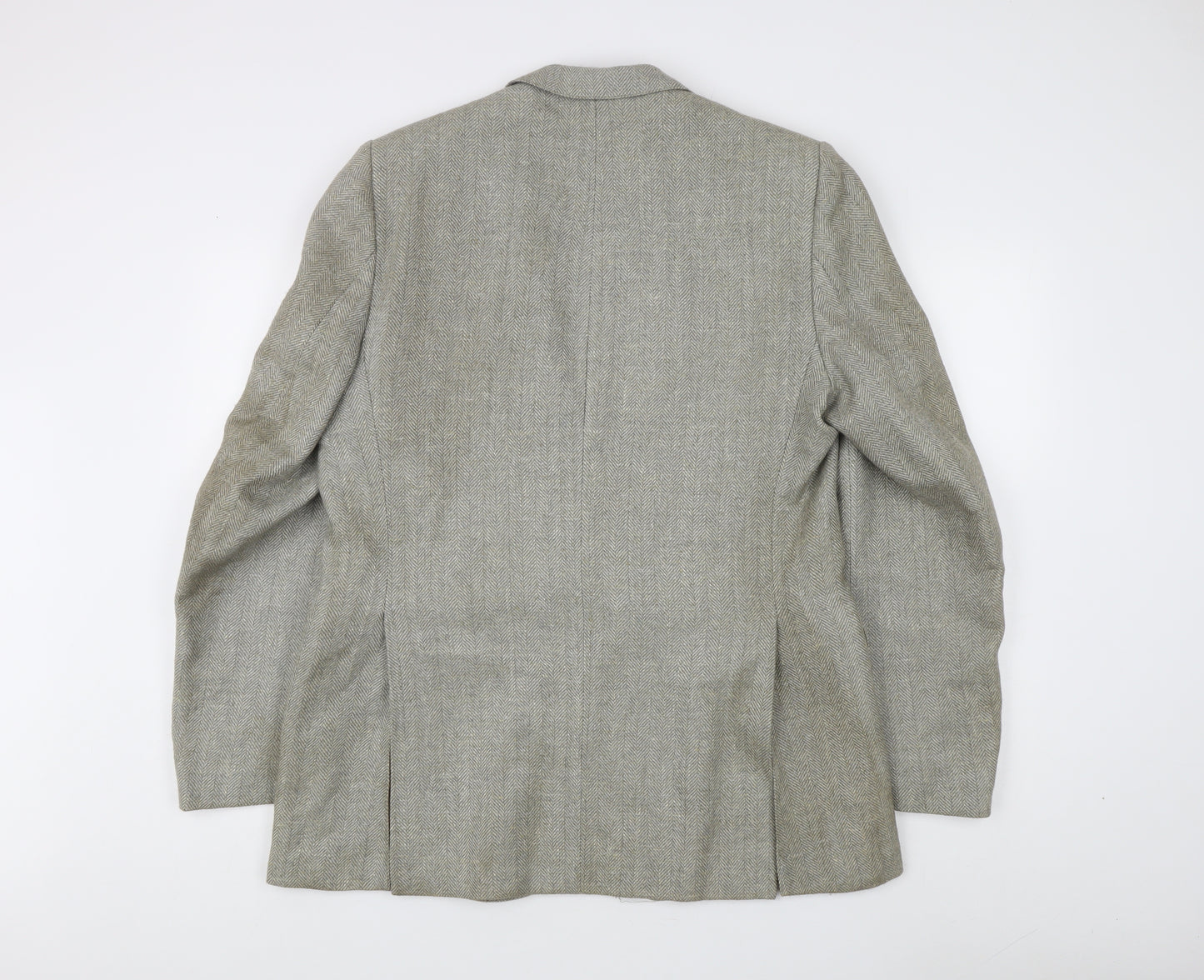 Brook Taverner Men's Grey Tweed Blazer 44 Regular