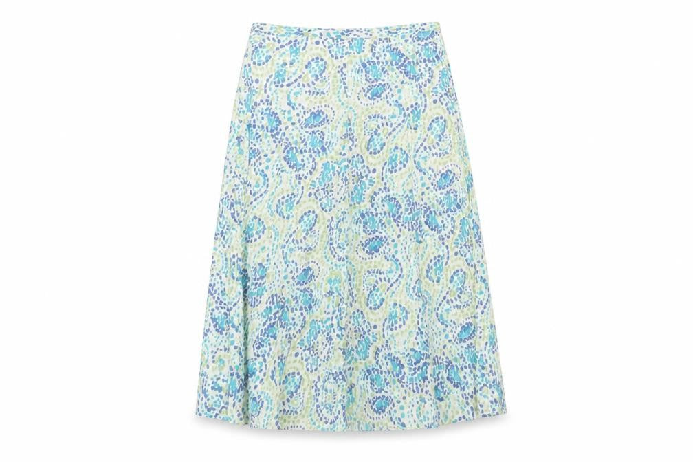 Front view of Orvis Women's Multicoloured S Geometric Skirt