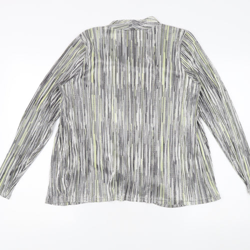 Anna Rose Women's Medium Black Striped Jacket