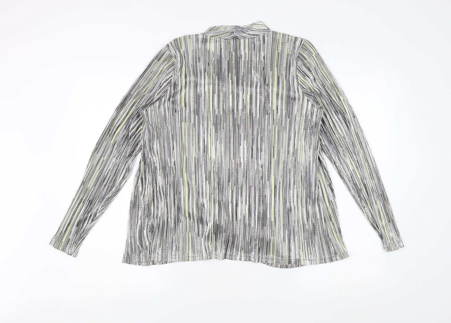 Anna Rose Women's Medium Black Striped Jacket