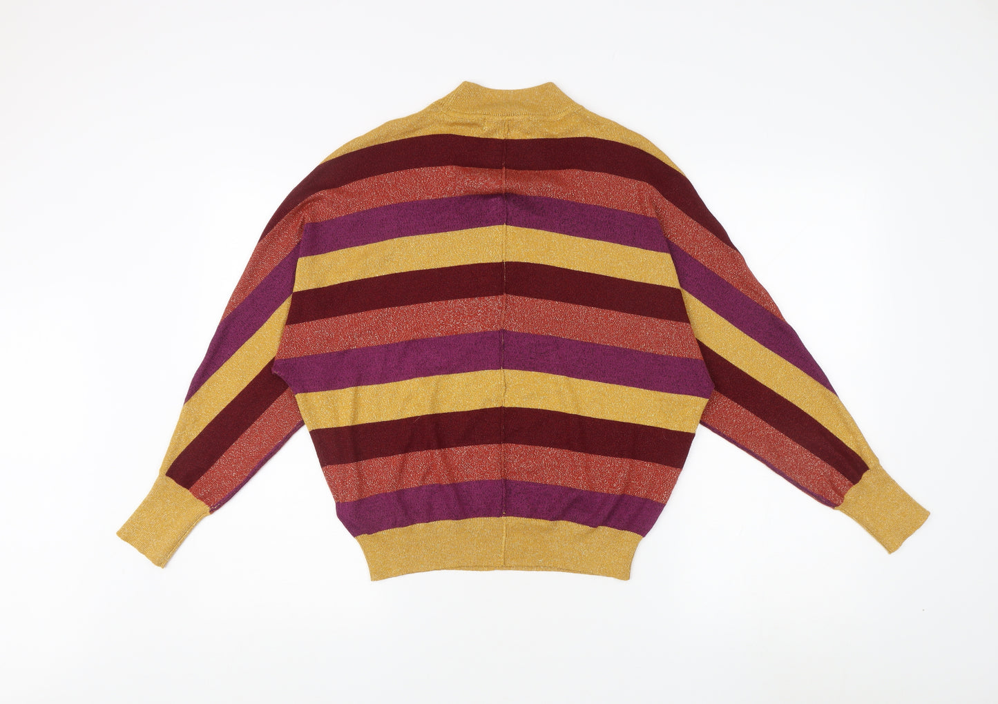 Marks and Spencer Women's Multicoloured Striped Pullover S