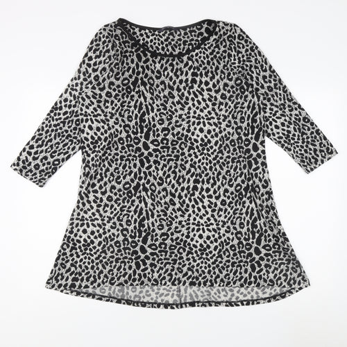 Marks and Spencer Women's Animal Print Blouse UK 12