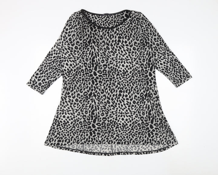 Marks and Spencer Women's Animal Print Blouse UK 12