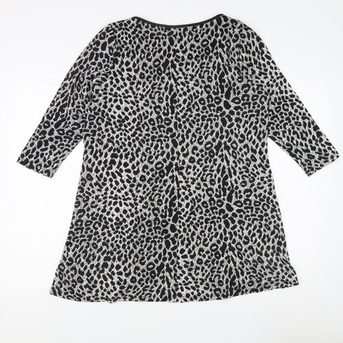 Marks and Spencer Women's Animal Print Blouse UK 12