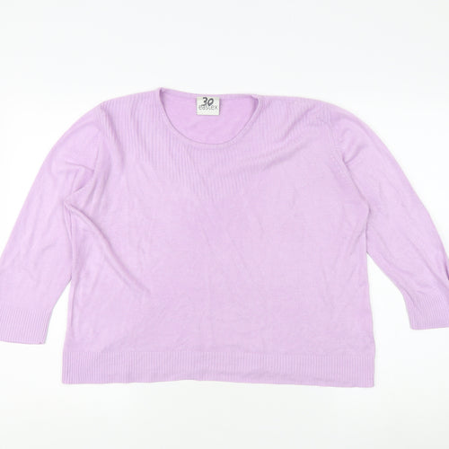 Eastex Women's Purple Pullover Jumper, Size 16