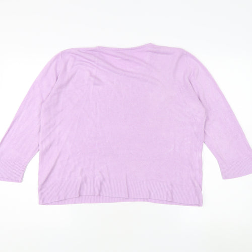 Eastex Women's Purple Pullover Jumper, Size 16
