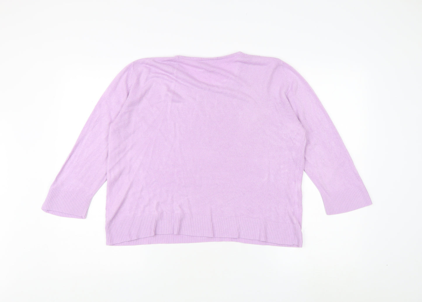 Eastex Women's Purple Pullover Jumper, Size 16