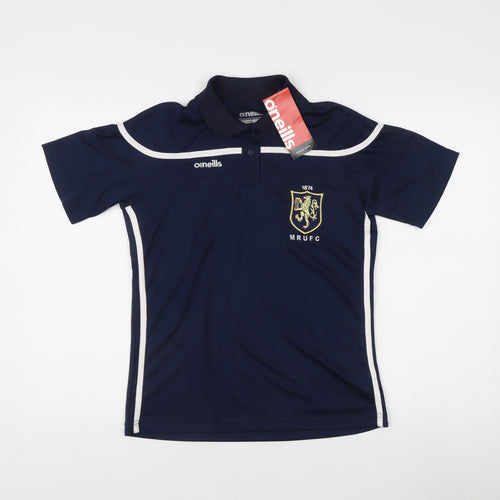 O'Neills Unisex Navy Polo Shirt, Size 10, New
