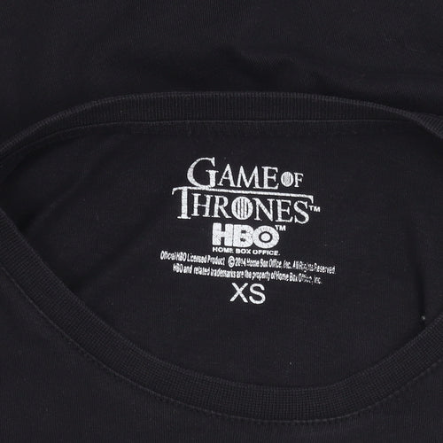 Game of Thrones Men's Black XS Short Sleeve T-Shirt