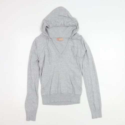 Soul Cal Women’s Grey Pullover Hoodie, Size 12