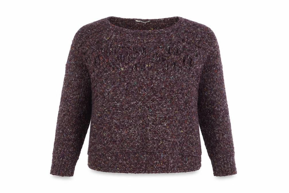 SoulCal & Co Women's Purple Chunky Knit Jumper Size 8