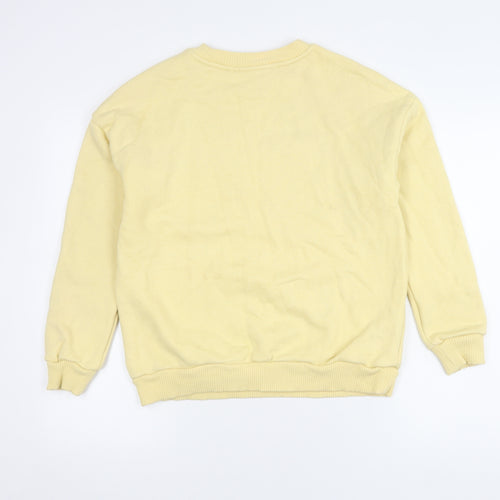 Mint Velvet Women's Yellow Sweatshirt Cotton S