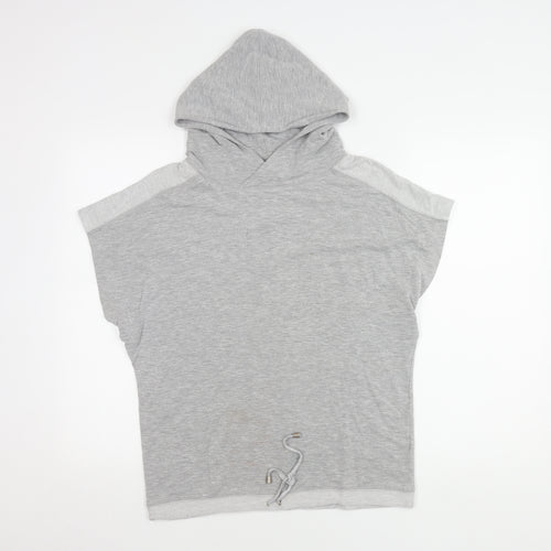 Mint Velvet Women's Grey Sleeveless Hoodie Size 14
