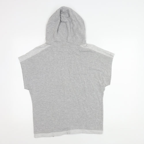 Mint Velvet Women's Grey Sleeveless Hoodie Size 14