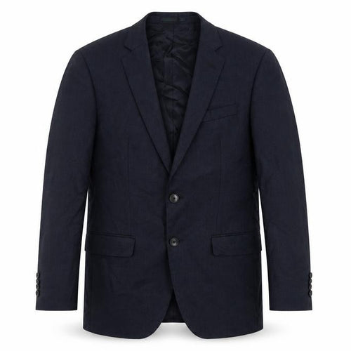 Colombo Men's Blue Wool Blazer, Size 38, Regular Fit