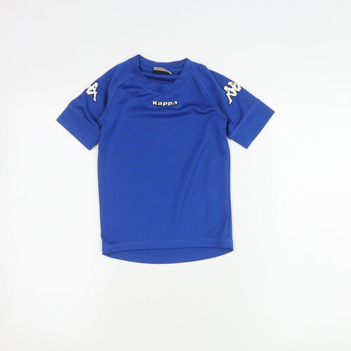 Kappa Boys Blue Polyester T-Shirt, Age 6, Sporty Style